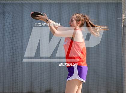 Thumbnail 2 in Danville, Meadowbrook Christian, Central Columbia (Girls Discus) photogallery.