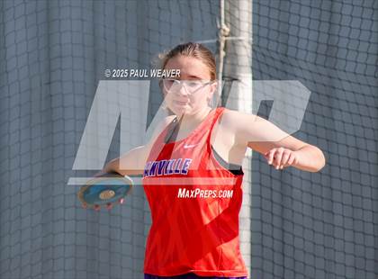Thumbnail 2 in Danville, Meadowbrook Christian, Central Columbia (Girls Discus) photogallery.
