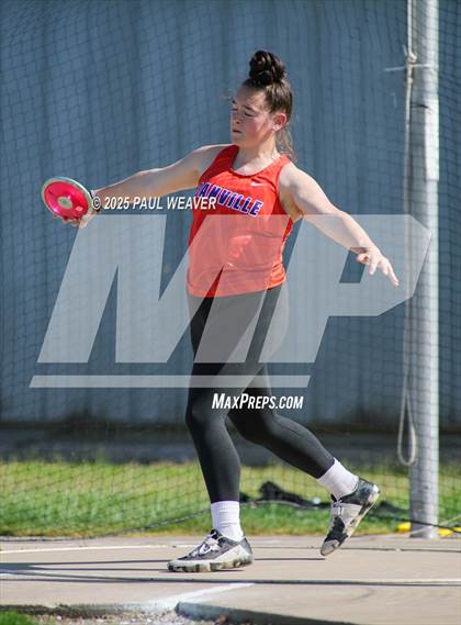 Thumbnail 2 in Danville, Meadowbrook Christian, Central Columbia (Girls Discus) photogallery.
