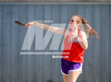 Thumbnail 3 in Danville, Meadowbrook Christian, Central Columbia (Girls Discus) photogallery.