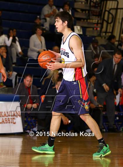 Thumbnail 1 in Findlay Prep vs. Mainland Eagles NZ (Tarkanian Classic) photogallery.