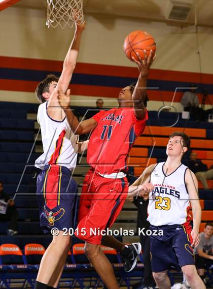 Thumbnail 2 in Findlay Prep vs. Mainland Eagles NZ (Tarkanian Classic) photogallery.