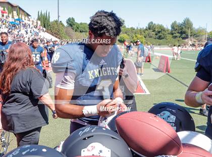 Thumbnail 2 in Notre Dame (SO) vs. Desert Vista (Honor Bowl) photogallery.