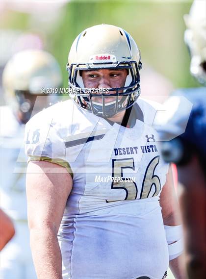 Thumbnail 2 in Notre Dame (SO) vs. Desert Vista (Honor Bowl) photogallery.