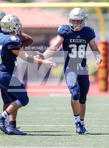 Thumbnail 1 in Notre Dame (SO) vs. Desert Vista (Honor Bowl) photogallery.