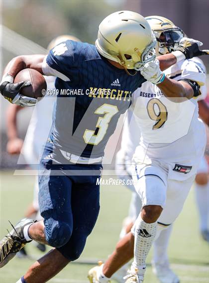 Thumbnail 2 in Notre Dame (SO) vs. Desert Vista (Honor Bowl) photogallery.