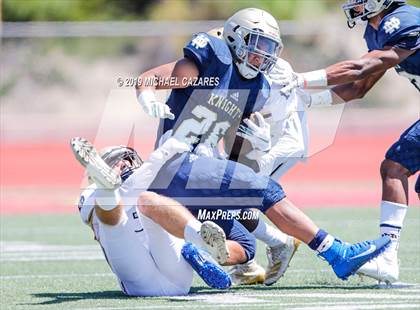 Thumbnail 3 in Notre Dame (SO) vs. Desert Vista (Honor Bowl) photogallery.