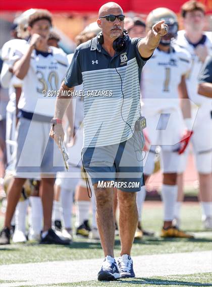 Thumbnail 1 in Notre Dame (SO) vs. Desert Vista (Honor Bowl) photogallery.