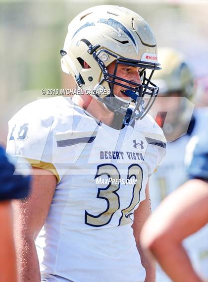 Thumbnail 3 in Notre Dame (SO) vs. Desert Vista (Honor Bowl) photogallery.