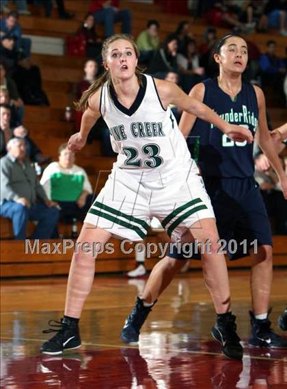 Thumbnail 2 in ThunderRidge vs Pine Creek (Regis Holiday Classic) photogallery.