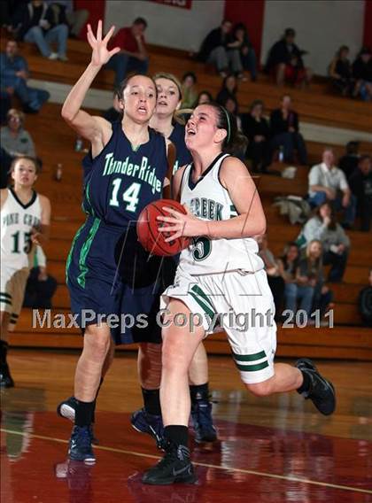 Thumbnail 2 in ThunderRidge vs Pine Creek (Regis Holiday Classic) photogallery.