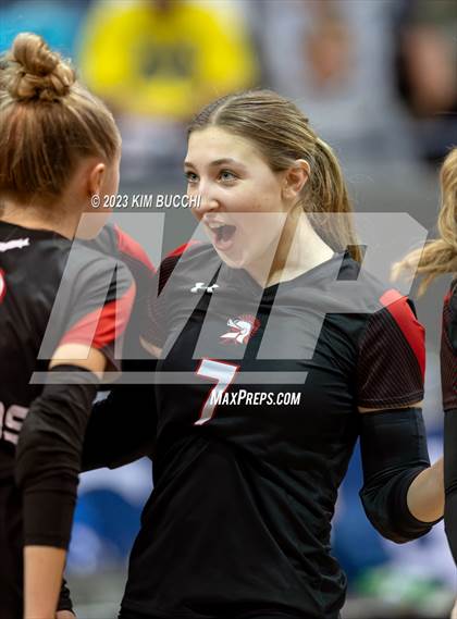 Thumbnail 2 in Forest Park vs. Leland (MHSAA Division 4 Semifinal) photogallery.