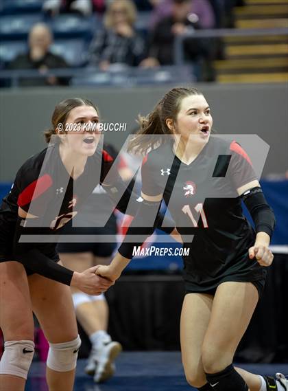 Thumbnail 2 in Forest Park vs. Leland (MHSAA Division 4 Semifinal) photogallery.