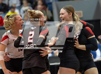 Thumbnail 2 in Forest Park vs. Leland (MHSAA Division 4 Semifinal) photogallery.