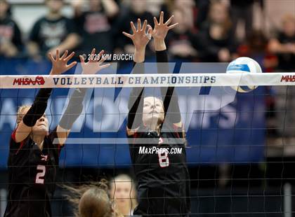 Thumbnail 2 in Forest Park vs. Leland (MHSAA Division 4 Semifinal) photogallery.