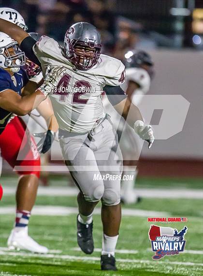 Thumbnail 3 in Pearland @ Manvel (2017 MaxPreps Rivalry Series) photogallery.
