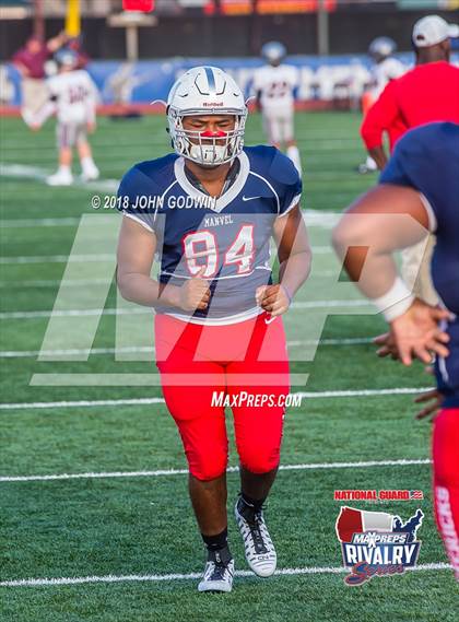 Thumbnail 1 in Pearland @ Manvel (2017 MaxPreps Rivalry Series) photogallery.