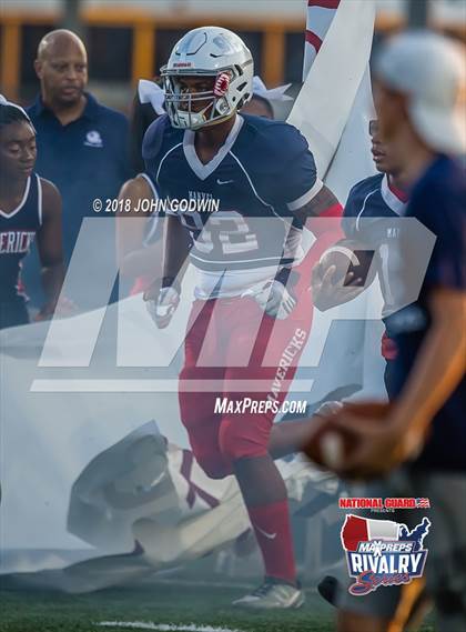 Thumbnail 1 in Pearland @ Manvel (2017 MaxPreps Rivalry Series) photogallery.