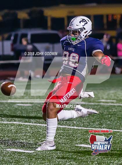 Thumbnail 1 in Pearland @ Manvel (2017 MaxPreps Rivalry Series) photogallery.
