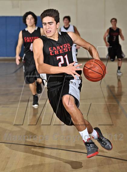 Thumbnail 1 in Brethren Christian vs. Canyon Crest Academy (MaxPreps Holiday Classic) photogallery.