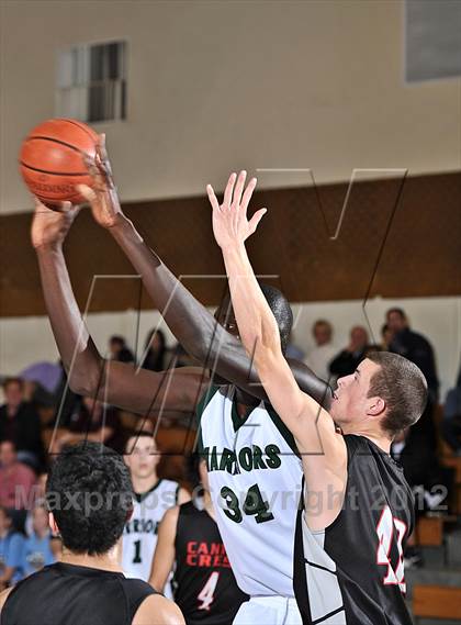 Thumbnail 2 in Brethren Christian vs. Canyon Crest Academy (MaxPreps Holiday Classic) photogallery.
