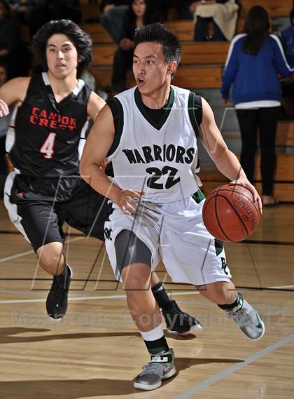 Thumbnail 1 in Brethren Christian vs. Canyon Crest Academy (MaxPreps Holiday Classic) photogallery.