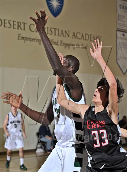 Thumbnail 3 in Brethren Christian vs. Canyon Crest Academy (MaxPreps Holiday Classic) photogallery.