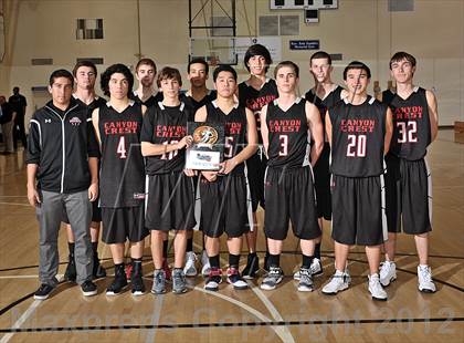 Thumbnail 1 in Brethren Christian vs. Canyon Crest Academy (MaxPreps Holiday Classic) photogallery.