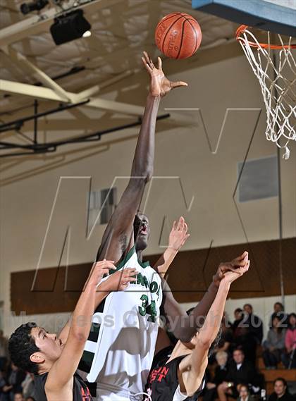 Thumbnail 1 in Brethren Christian vs. Canyon Crest Academy (MaxPreps Holiday Classic) photogallery.
