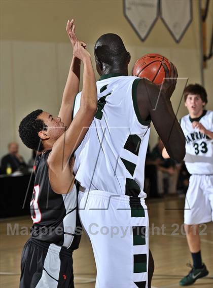 Thumbnail 2 in Brethren Christian vs. Canyon Crest Academy (MaxPreps Holiday Classic) photogallery.