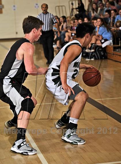 Thumbnail 1 in Brethren Christian vs. Canyon Crest Academy (MaxPreps Holiday Classic) photogallery.