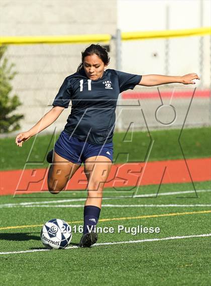 Thumbnail 3 in California Academy of Math & Science @ St. Genevieve (CIF  SS Playoffs) photogallery.