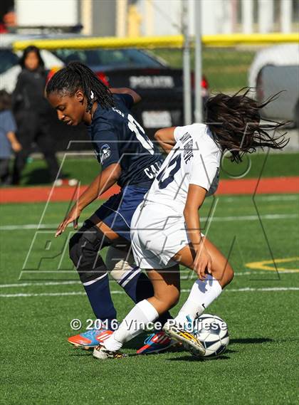 Thumbnail 3 in California Academy of Math & Science @ St. Genevieve (CIF  SS Playoffs) photogallery.