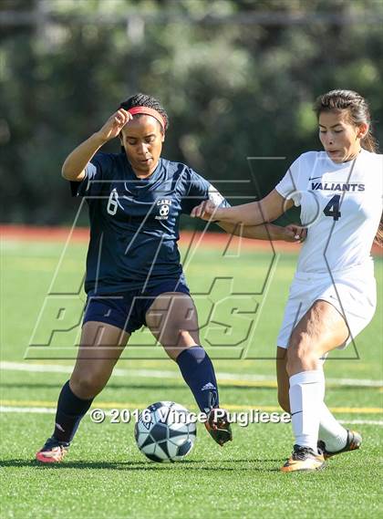 Thumbnail 1 in California Academy of Math & Science @ St. Genevieve (CIF  SS Playoffs) photogallery.