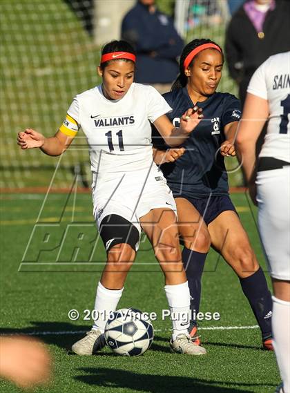 Thumbnail 1 in California Academy of Math & Science @ St. Genevieve (CIF  SS Playoffs) photogallery.