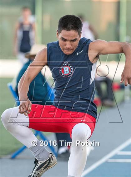 Thumbnail 1 in CIF Southern Section Boys Track and Field Division Finals photogallery.