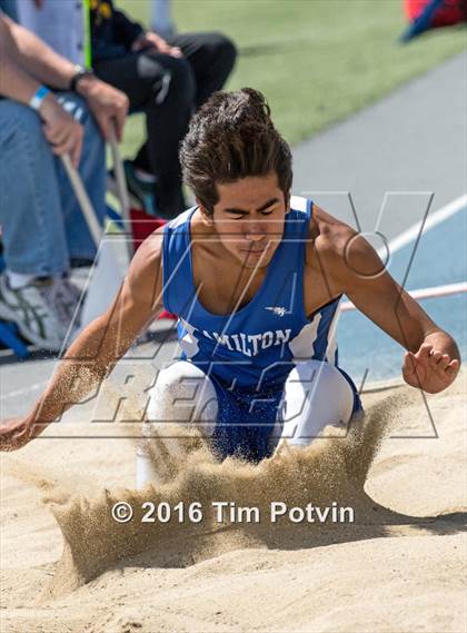 Thumbnail 2 in CIF Southern Section Boys Track and Field Division Finals photogallery.