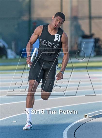 Thumbnail 1 in CIF Southern Section Boys Track and Field Division Finals photogallery.