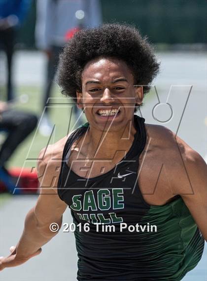 Thumbnail 3 in CIF Southern Section Boys Track and Field Division Finals photogallery.