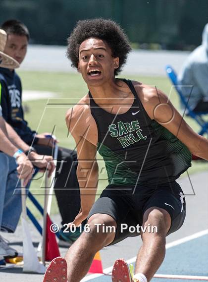 Thumbnail 2 in CIF Southern Section Boys Track and Field Division Finals photogallery.