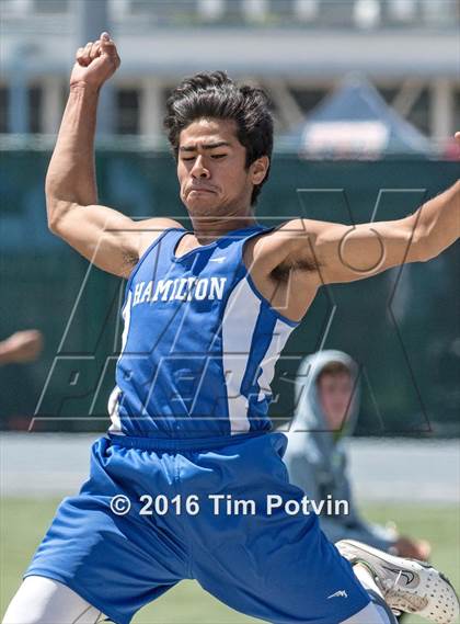 Thumbnail 3 in CIF Southern Section Boys Track and Field Division Finals photogallery.