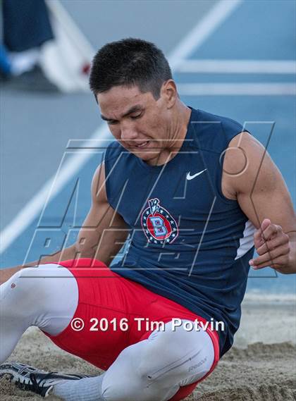 Thumbnail 3 in CIF Southern Section Boys Track and Field Division Finals photogallery.