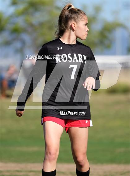 Thumbnail 1 in Mission Viejo vs Rosary Academy  photogallery.
