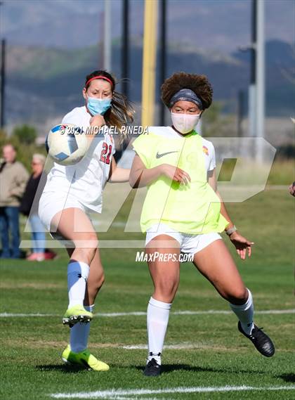 Thumbnail 1 in Mission Viejo vs Rosary Academy  photogallery.