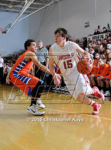 Thumbnail 1 in Christopher vs. Woodlawn (Sesser-Valier Holiday Tournament) photogallery.