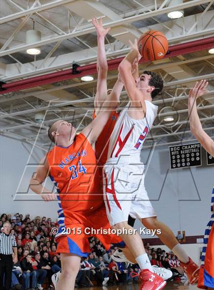 Thumbnail 1 in Christopher vs. Woodlawn (Sesser-Valier Holiday Tournament) photogallery.