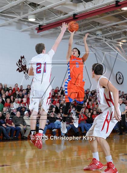 Thumbnail 1 in Christopher vs. Woodlawn (Sesser-Valier Holiday Tournament) photogallery.