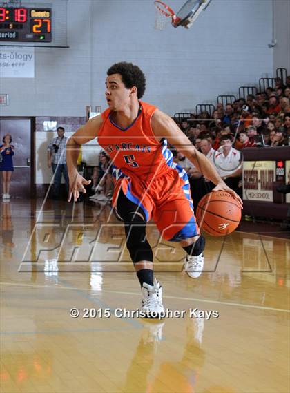 Thumbnail 2 in Christopher vs. Woodlawn (Sesser-Valier Holiday Tournament) photogallery.