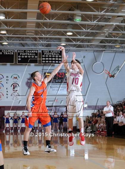Thumbnail 2 in Christopher vs. Woodlawn (Sesser-Valier Holiday Tournament) photogallery.