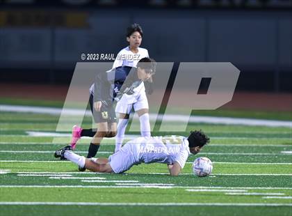 Thumbnail 1 in St. John Bosco vs Warren photogallery.